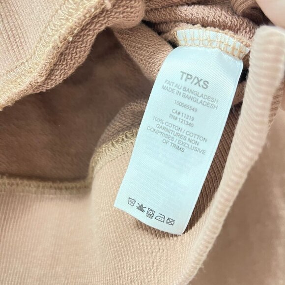 Dynamite Cropped Crewneck Sweater Rose Brown - XS - Picture 7 of 10